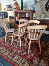Load image into Gallery viewer, Farmhouse Country Pine Kitchen Dining Chairs