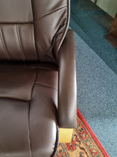 Load image into Gallery viewer, Recliner Swivel Chair And Footstool