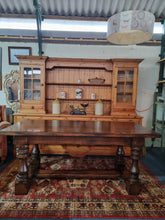 Load image into Gallery viewer, Oak Refectory Table Country Kitchen Farmhouse Table Dining Table