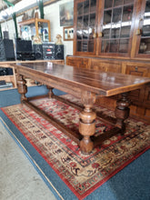 Load image into Gallery viewer, Oak Refectory Dining Table Farmhouse Kitchen Country House Table