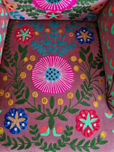 Load image into Gallery viewer, Armchair Upholstered With Decorative Hand Crewel Work