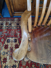 Load image into Gallery viewer, 19th Century Elm Grandfather Chair