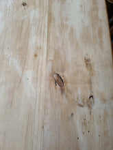 Load image into Gallery viewer, Farmhouse Pine Scrub Top Kitchen Dining Table With Two Drawers