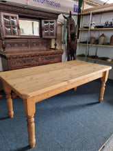 Load image into Gallery viewer, Vintage Pine Farmhouse Scrub Top Dining/Kitchen Table