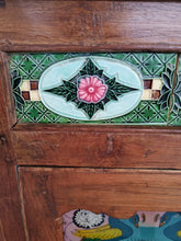 Load image into Gallery viewer, Reclaimed Wooden Sideboard Featuring Ceramic Tiles