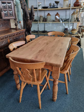 Load image into Gallery viewer, Farmhouse Scrub Top Dining/Kitchen Table - Charlotte Rose Interiors