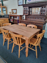 Load image into Gallery viewer, Farmhouse Scrub Top Dining/Kitchen Table - Charlotte Rose Interiors