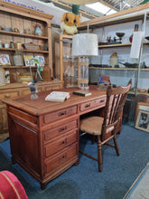 Load image into Gallery viewer, Twin Pedestal Desk