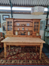Load image into Gallery viewer, Vintage Farmhouse Scrub Top Pine Dining Table