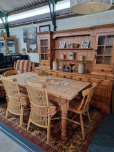 Load image into Gallery viewer, Vintage Farmhouse Scrub Top Pine Dining Table