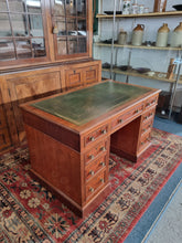 Load image into Gallery viewer, Victorian Mahogany Twin Pedestal Desk Hobbs & Co London