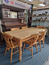 Load image into Gallery viewer, Vintage Pine Farmhouse Scrub Top Dining/Kitchen Table