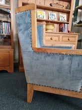 Load image into Gallery viewer, Hardwood Showframe Wingback Armchair