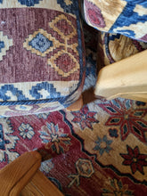 Load image into Gallery viewer, Pair Of Ercol Bergere Solid Ash Armchairs & Footstool