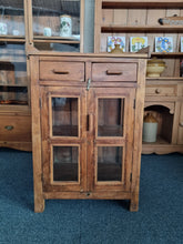 Load image into Gallery viewer, Reclaimed Cupboard With Drawers and Glazed Doors