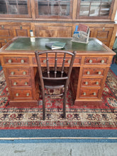 Load image into Gallery viewer, Victorian Mahogany Twin Pedestal Desk Hobbs & Co London