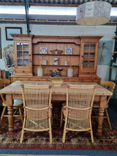 Load image into Gallery viewer, Vintage Farmhouse Scrub Top Pine Dining Table