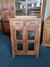 Load image into Gallery viewer, Reclaimed Cupboard With Drawers and Glazed Doors