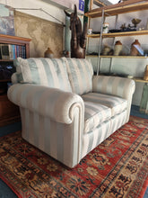 Load image into Gallery viewer, Duresta Two Seater Sofa In A Beautiful Stripe Fabric