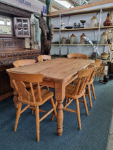 Load image into Gallery viewer, Farmhouse Scrub Top Dining/Kitchen Table - Charlotte Rose Interiors