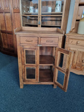 Load image into Gallery viewer, Reclaimed Cupboard With Drawers and Glazed Doors