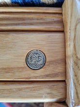 Load image into Gallery viewer, Pair Of Ercol Bergere Solid Ash Armchairs & Footstool