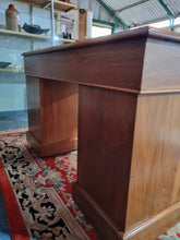 Load image into Gallery viewer, Victorian Mahogany Twin Pedestal Desk