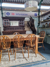 Load image into Gallery viewer, Vintage Substantial Pine Farmhouse Scrub Top Dining/Kitchen Table