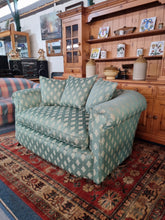 Load image into Gallery viewer, Antique Edwardian Sofa In A Beautiful Fabric
