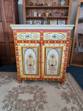 Load image into Gallery viewer, Hand Painted Cupboard With Drawers