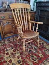 Load image into Gallery viewer, 19th Century Elm Grandfather Chair
