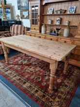 Load image into Gallery viewer, Vintage Farmhouse Scrub Top Pine Dining Table