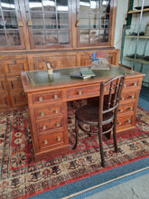 Load image into Gallery viewer, Victorian Mahogany Twin Pedestal Desk Hobbs & Co London