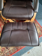 Load image into Gallery viewer, Recliner Swivel Chair And Footstool
