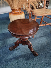 Load image into Gallery viewer, Victorian Mahogany Piano Stool