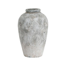 Load image into Gallery viewer, Aged Stone Tall Ceramic Vase
