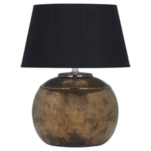 Load image into Gallery viewer, Regola Bronze Metallic Ceramic Table Lamp
