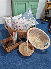 Load image into Gallery viewer, Wicker Basket - Charlotte Rose Interiors
