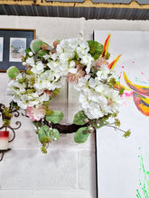 Load image into Gallery viewer, Hydrangea Door Wreath - Charlotte Rose Interiors
