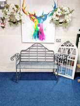 Load image into Gallery viewer, Garden Rustic Bench - Charlotte Rose Interiors