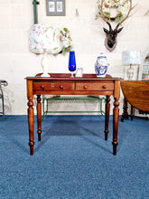 Load image into Gallery viewer, Victorian Mahogany Writing Table/Console Table
