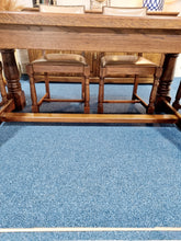 Load image into Gallery viewer, Oak Refectory Dining Table With Dining Chairs