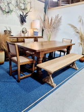 Load image into Gallery viewer, Oak Refectory Dining Table With Dining Chairs