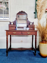 Load image into Gallery viewer, Antique Victorian Walnut Dressing Table