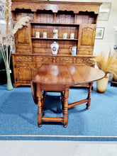 Load image into Gallery viewer, Oak Gateleg Dining Table With Drawer