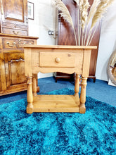 Load image into Gallery viewer, Pine Pot Board Side Table Kitchen Table Lamp Table