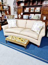 Load image into Gallery viewer, Handmade Large Two Seater Sofa With Brass Castors