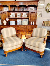 Load image into Gallery viewer, Antique Edwardian 1920's Walnut Bergere Suite