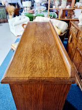 Load image into Gallery viewer, Antique Oak Glazed Bookcase