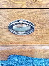 Load image into Gallery viewer, Antique Oak Glazed Bookcase